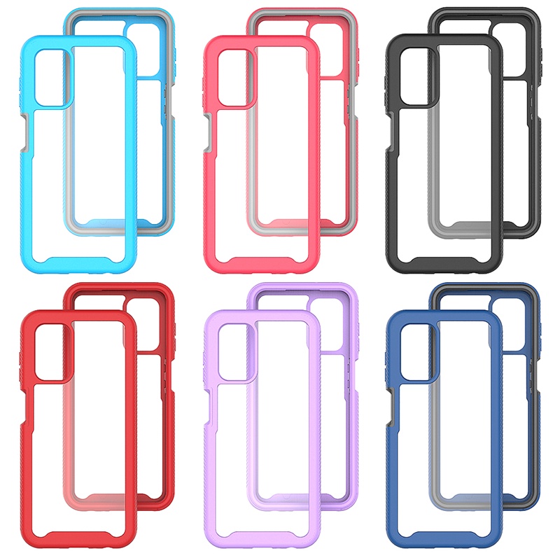 Ốp Điện Thoại Chống Sốc Bảo Vệ 360 Độ 2 Trong 1 Cho Samsung Galaxy A13 A23 A33 A52s A53 A73 A82 4G 5G