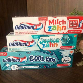 Kem đánh răng Odol Med3 cho trẻ từ 0 đến 13 tuổi