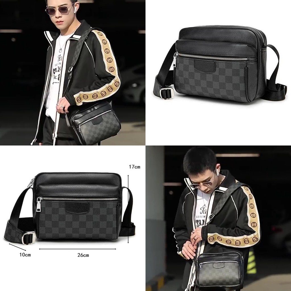 Túi đeo chéo Unisex W2P chất da PU cao cấp chống thấm nước chống bào mòn Ulzzang 4926