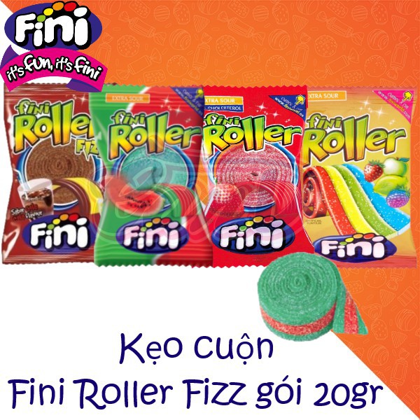 Kẹo Cuộn Fini Roller Fizz Vị Trái Cây 20gr