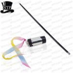 Ảo thuật gậy nhựa, khăn thành gậy nhựa hàng nhập chốt nhựa dày, gậy dài 90cm