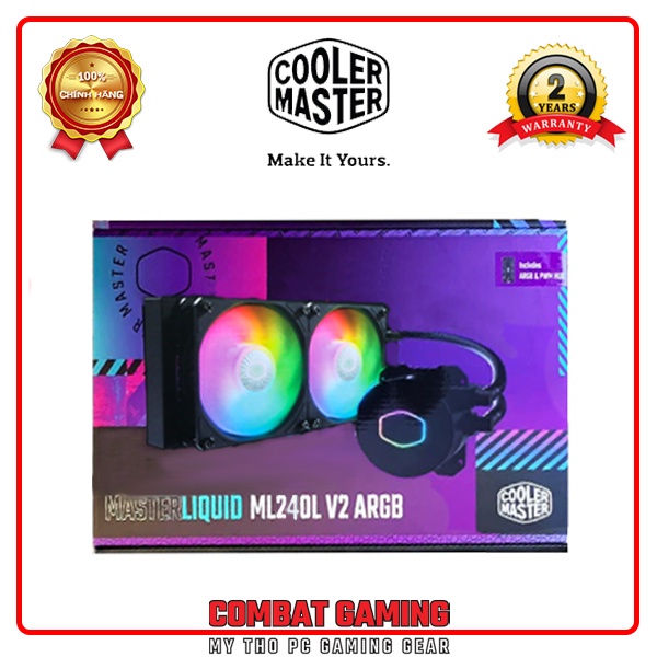 Tản Nhiệt Nước Cooler Master MasterLiquid ML240L V2 ARGB (Hỗ trợ Socket LGA 1700 CPU Intel thế hệ 12)