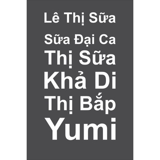 Combo 10 tên riêng theo yêu cầu cho bé in áo / gối đi học