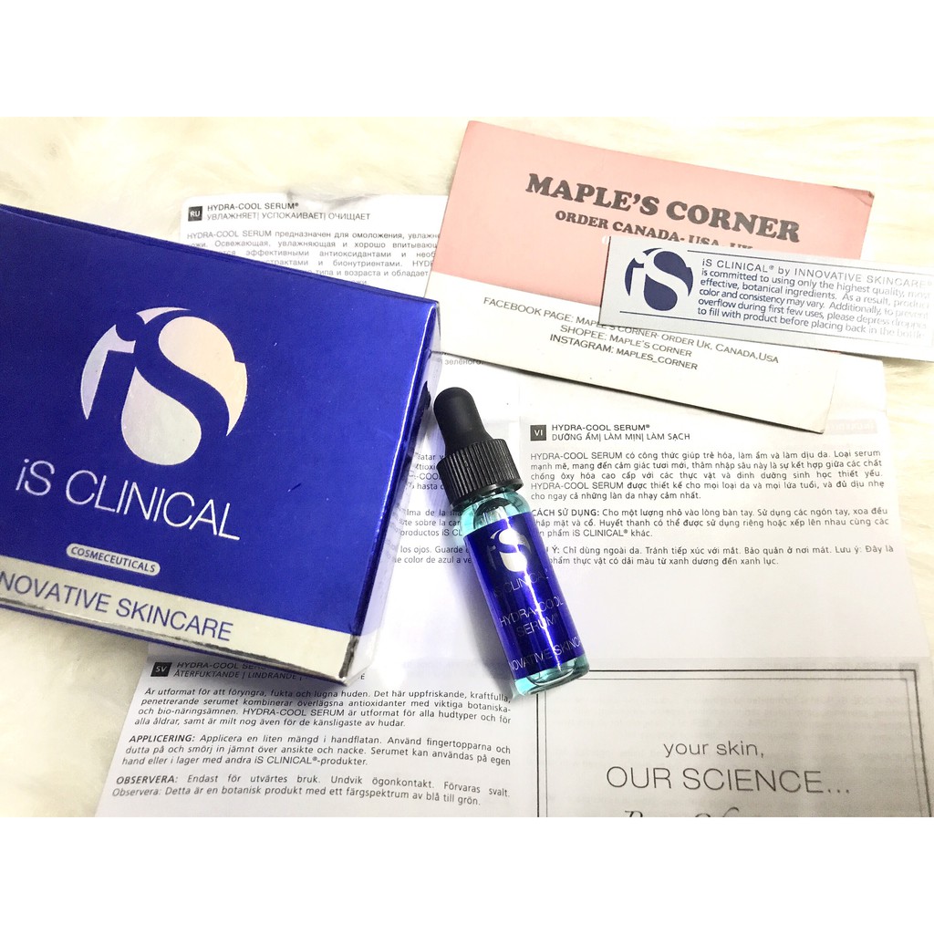 Serum IS Clinical Hydra Cool cấp nước, phục hồi da