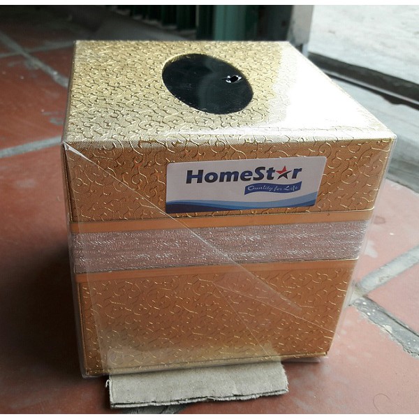 [Giá công phá] Hộp đựng giấy vuông golden Homestar (Nhập khẩu và phân phối bởi Hando)