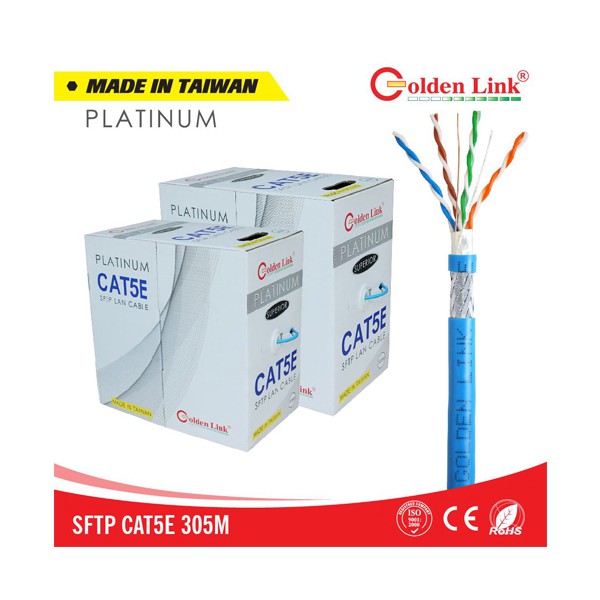 Cable Cat 5 - Golden Link - Chống nhiễu Thùng 305m tốt