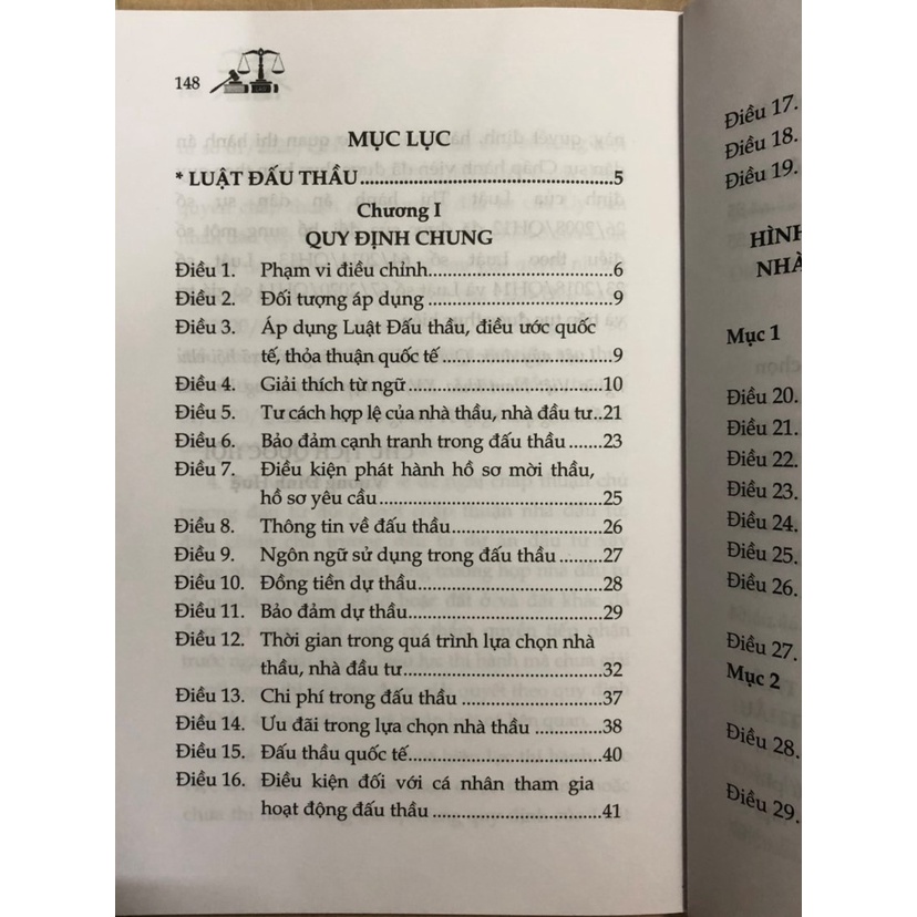Sách Luật đấu thầu - Nhà xuất bản Lao động