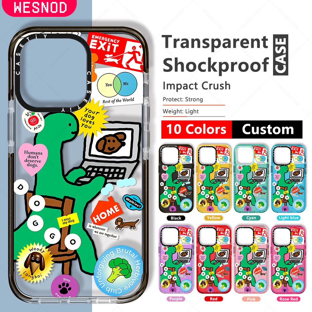 Chống sốc suốt Thời Trang đẹp Ốp Điện Thoại In Hình Khủng Long / Chú Chó Joguman Dễ Thương Cho IPhone 15 14 X Xr Xs 12 Pro Max 7 8 Plus 13 Mini 11 gấu dẻo Mềm Silicon chống va Siêu Mỏng thương hiệu điện thoại ốp chống bẩn trong nắp