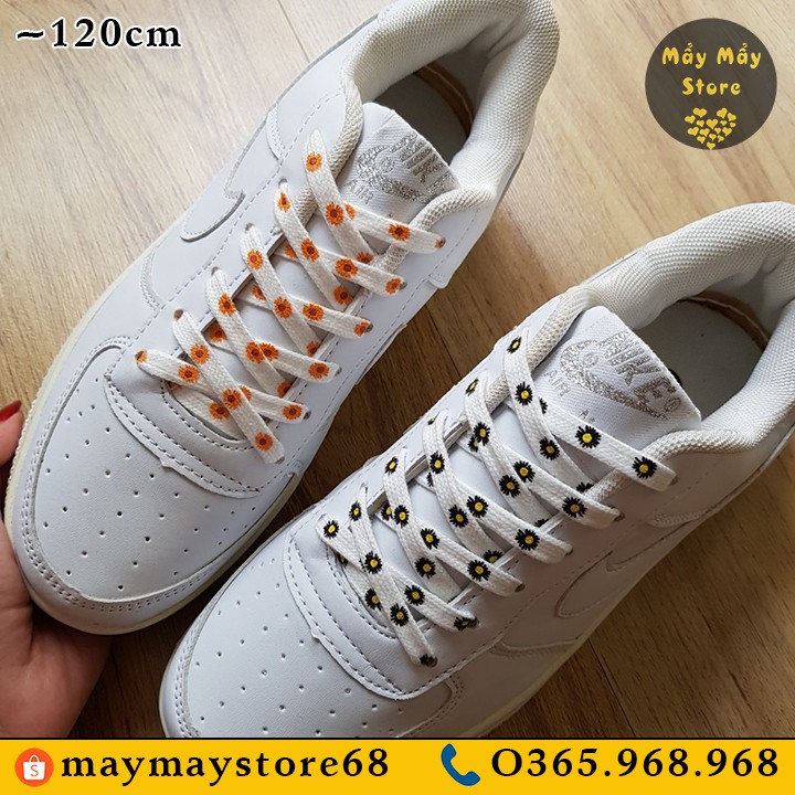 Dây Giày Hoa Cúc Hot Trend (dài ~120cm - cho giày có 6-7 lỗ xâu)