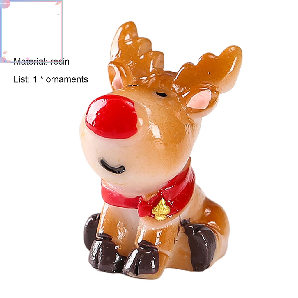 Mô hình ông già Noel mini trang trí tiểu cảnh