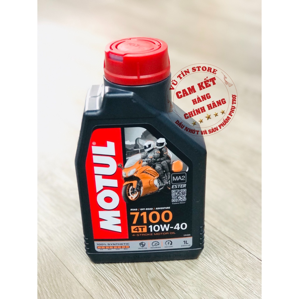 Dầu nhớt động cơ Motul 7100 10W-40 (Nhập Pháp Tem 3 Lớp)