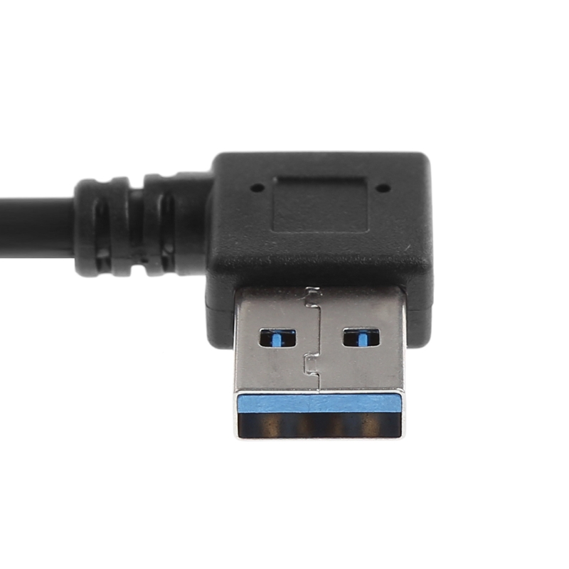 Cáp 2 đầu hình chữ L USB3.0 A và USB3.1 Type C