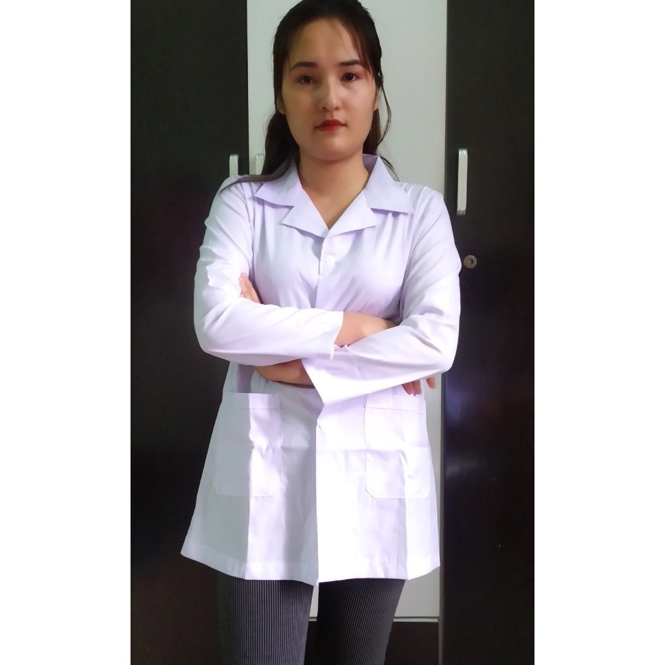 Áo Blu y tế  / Áo y tá  Nam/Nữ - Dài Tay dáng ngắn | BigBuy360 - bigbuy360.vn