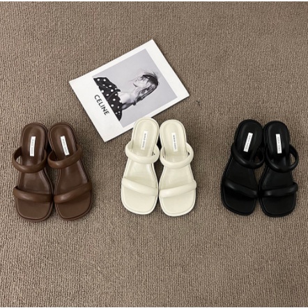 Giày Sandal Cao Gót Hở Ngón Phong Cách Pháp Cổ Điển Thời Trang Mùa Hè Cho Nữ
