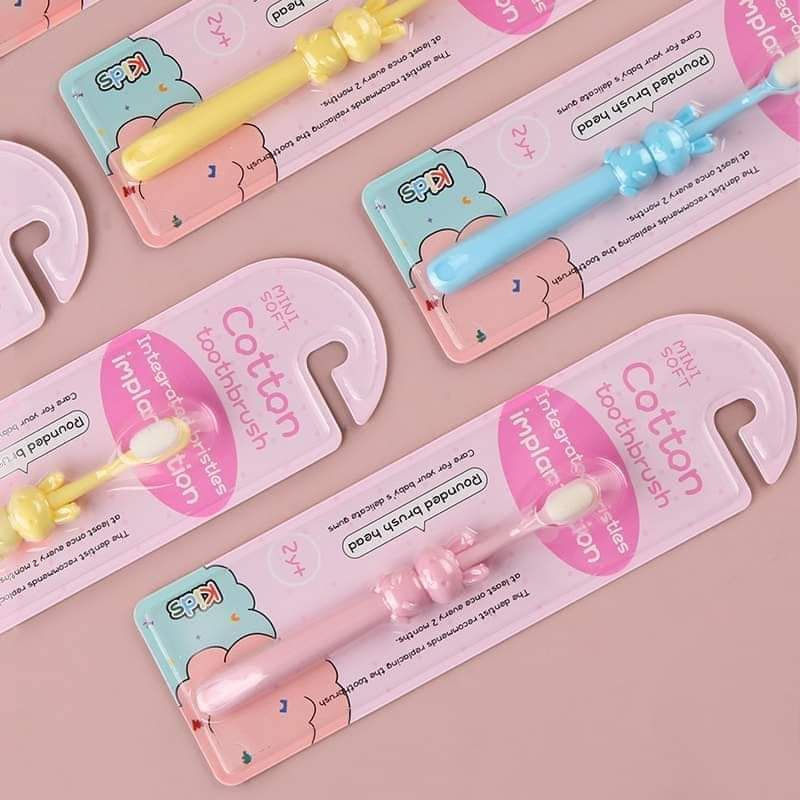 BÀN CHẢI ĐÁNH RĂNG CHO BÉ, BÀN CHẢI LÔNG TƠ CHO TRẺ 1-4 TUỔI