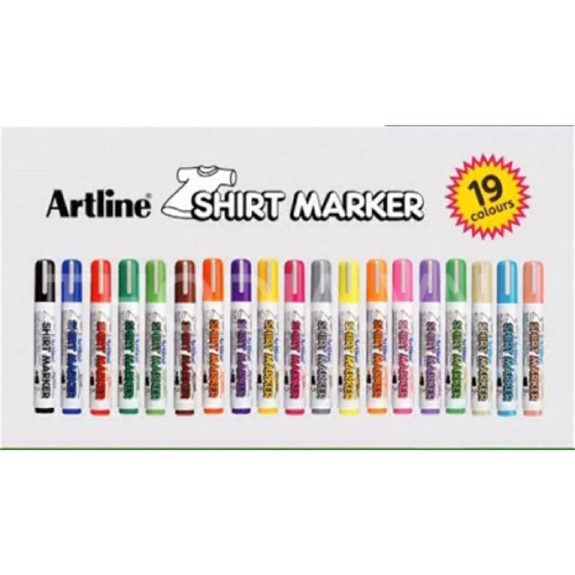 Bút Vẽ Áo Artline Shirt Marker 2.0mm EKT-2 - Nhiều Màu [Bút Vẽ Vải Nhật Bản]