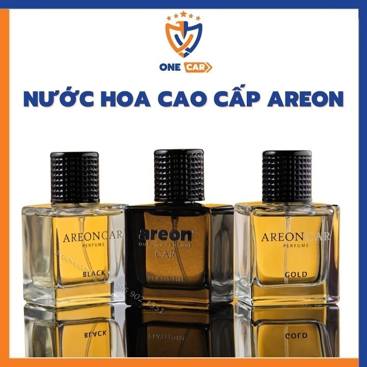 [100% chính hãng Areon - Hàng nhập khẩu Bulgaria] Nước hoa ô tô Cao Cấp Perfume 50ml - Có kiểm định chất lượng CO CQ