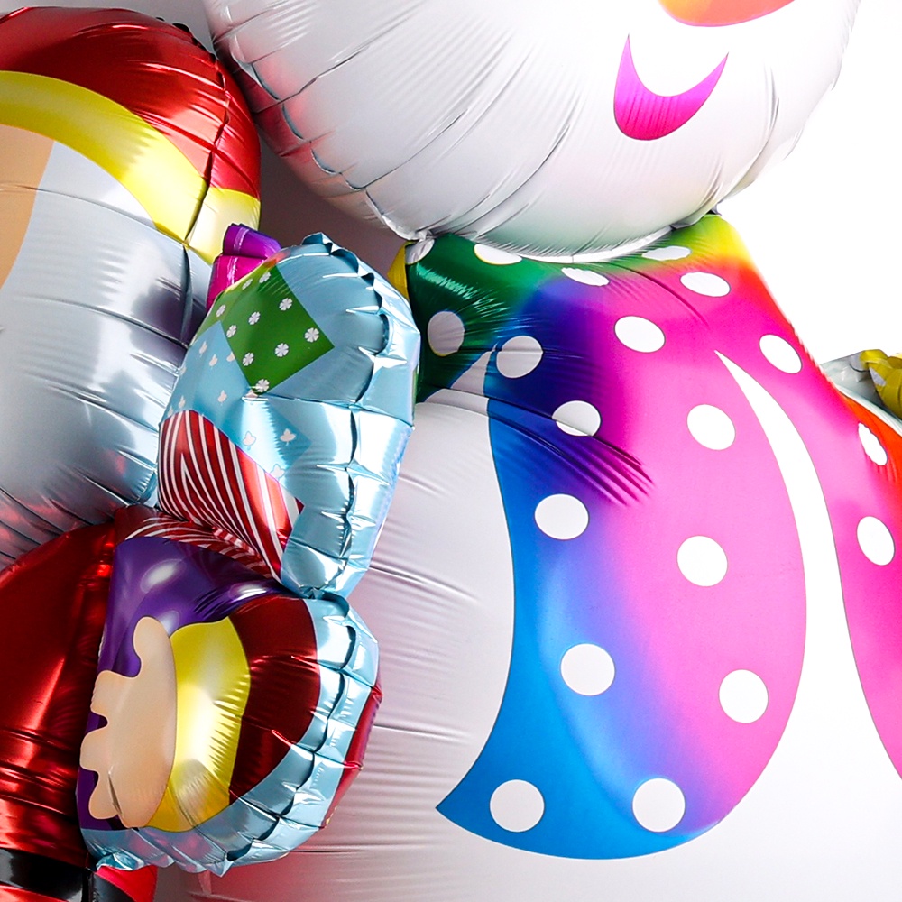 Bong bóng hình ông già noel/người tuyết/tuần lộc trang trí nhà cửa/khách sạn