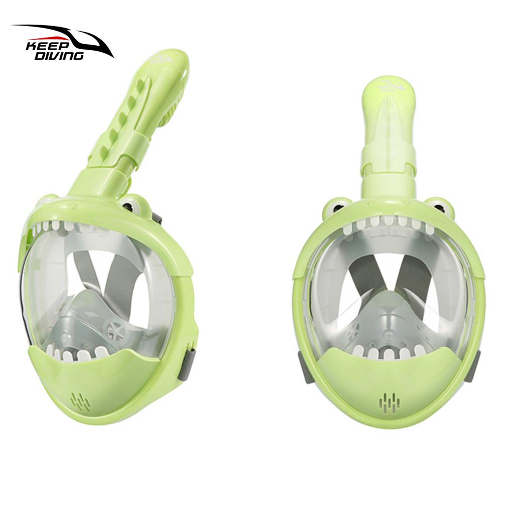 Mặt Nạ Lặn Chống Sương Mù Bằng Silicone Có Thể Gấp Gọn Tiện Lợi Dành Cho Trẻ Em