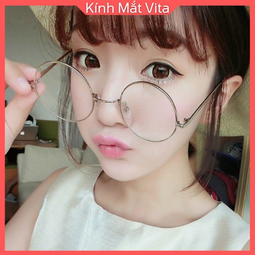 Gọng Kính Cận Nữ Shopvita Kính Gọng Tròn Nobita Ngố Siêu Xinh Giá Rẻ -VT18