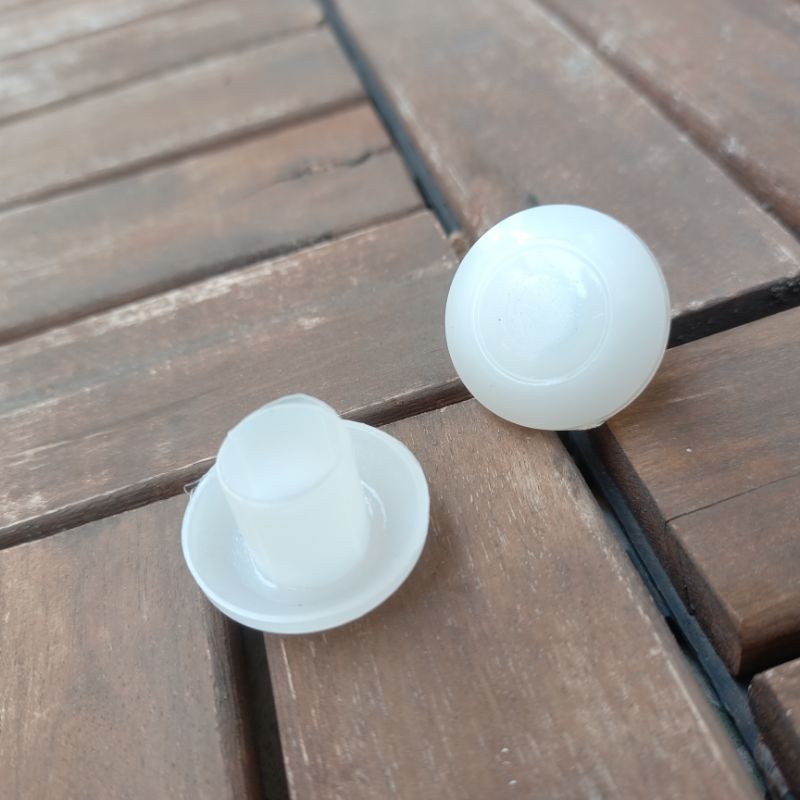 Cặp nút chụp vỏ phuộc trước màu trắng và đen cho cub đời đèn tròn, đèn vuông