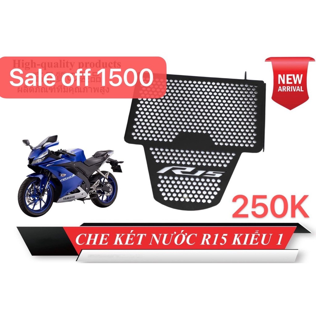 Che két nước lưới nhôm CNC xe R15 MT 09 MT15 Z900 R3 RAIDER SATRIA GSX150 CBR650 YZF