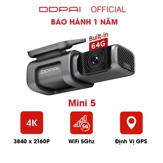 Camera hành trình ô tô ddpai dash cam mini 5 độ phân giải 4k 2160p tích - ảnh sản phẩm 1