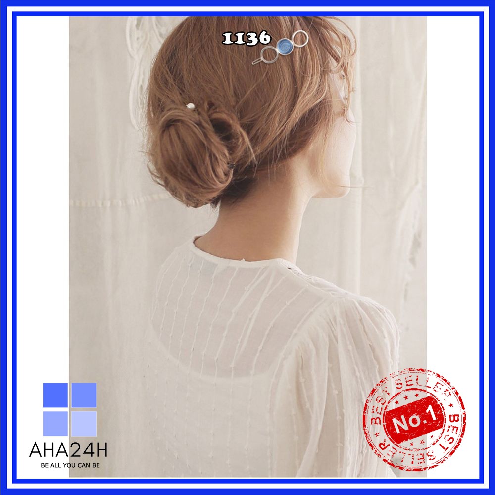 KẸP TÓC HÌNH KHỐI TRÒN - NGÔI SAO KIỂU HÀN QUỐC SÀNH ĐIỆU AH1136