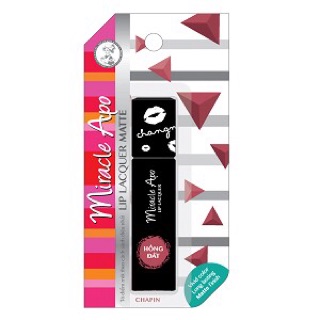 Son Kem Lì MIRACLE APO LIP LACQUER MATTE  Chang Makeup 