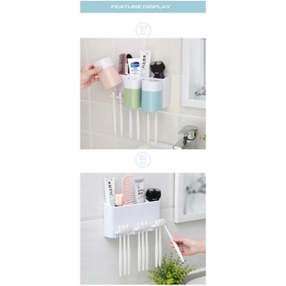 KỆ ĐỂ BÀN CHẢI KÈM CỐC ECOCO E1402