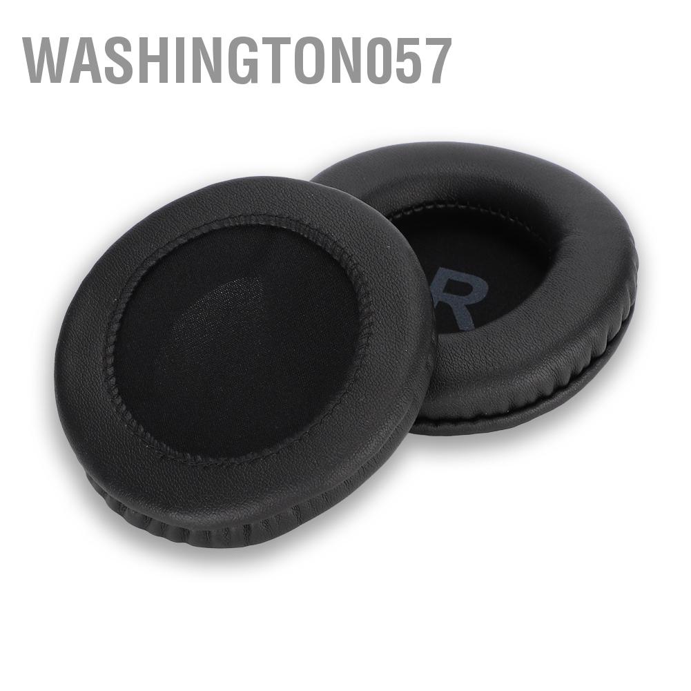 Washington057 Universal Earphone Ear Pads Cotton Cushion With LR Mark Black for 85mm Headphones