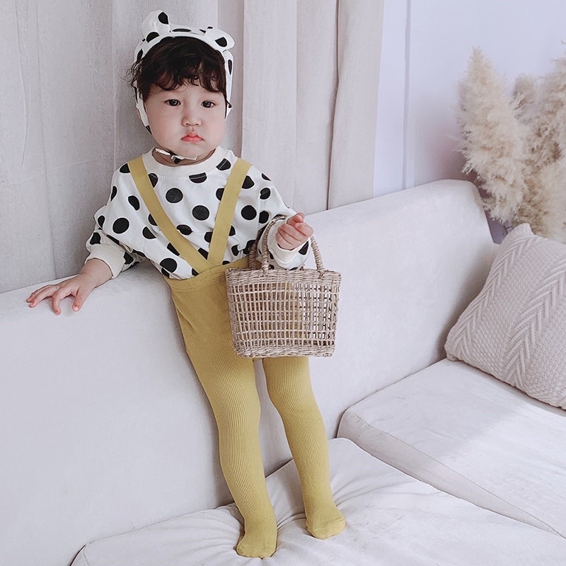 quần tất yếm phong cách hàn quốc cho bé