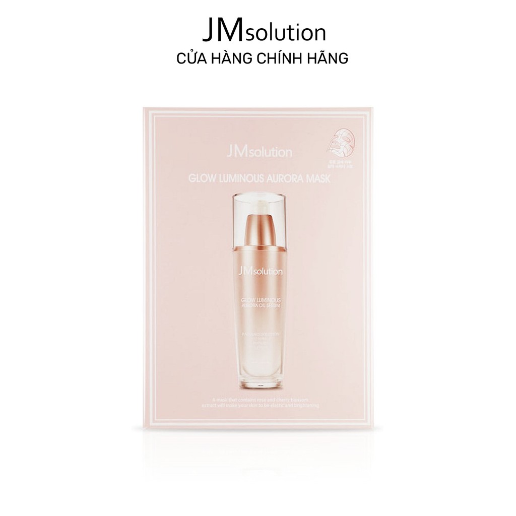 Mặt Nạ Dưỡng Trắng và Cải Thiện Nếp Nhăn Jmsolution Glow Luminous Aurora Mask 30ml