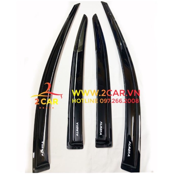 Đầy đủ phụ kiện xe Almera : Ốp tay nắm, hõm cửa, nắp bình xăng, vè mưa, lót cốp xe Nissan Almera 2021 2022