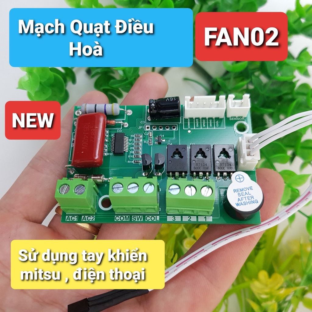 Mạch Điều Khiển Quạt Điều Hòa🍀Quạt Phun Sương 🍀QT-322 FAN02 FAN01🍀Bo Mạch Quạt Từ Xa Thông Minh