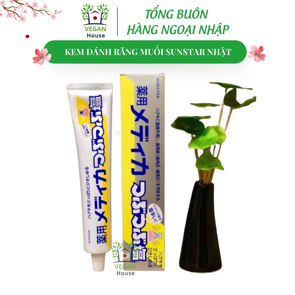 Kem đánh răng muối Sunstar 170g Nhật Bản