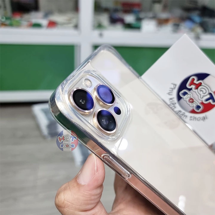 Ốp lưng kính cường lực HODA Crystal Pro IP 13 Pro Max / 13 Pro / 13 chính hãng