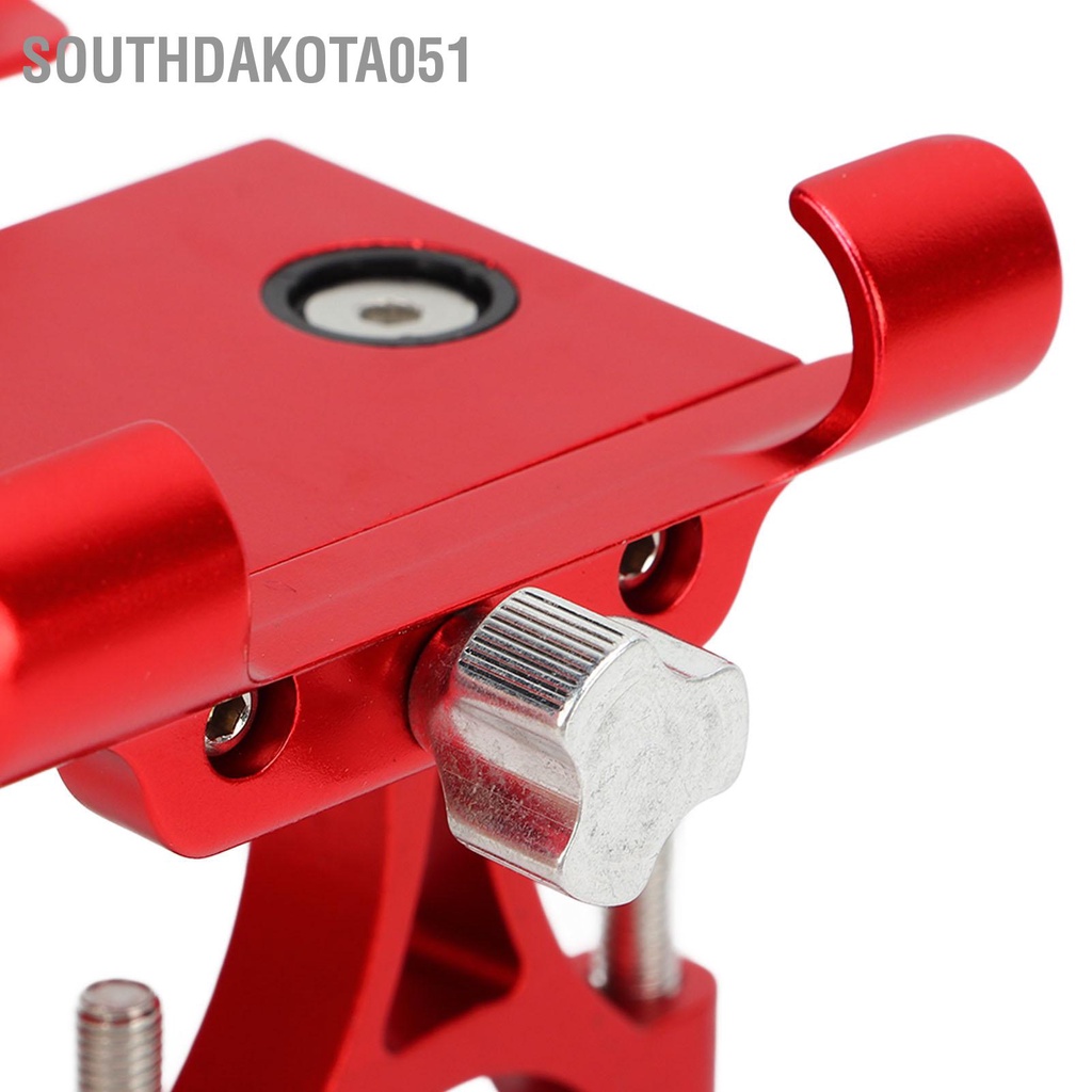 Hàng Sẵn Giá đỡ điện thoại trên xe đạp có thể điều chỉnh bằng hợp kim nhôm chống rung ngoài trời【Southdakota051】