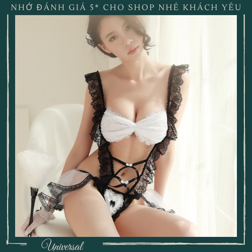 Cosplay Cô Hầu Gái Phối Hai Màu Đen Trắng Gợi Cảm - Đồ Lót UNIVERSALXXX - DCP02 | BigBuy360 - bigbuy360.vn