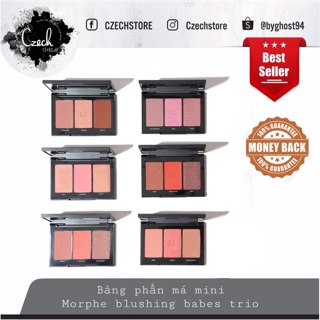 Bảng phấn má 3 ô Morphe Blushing Babes Trio