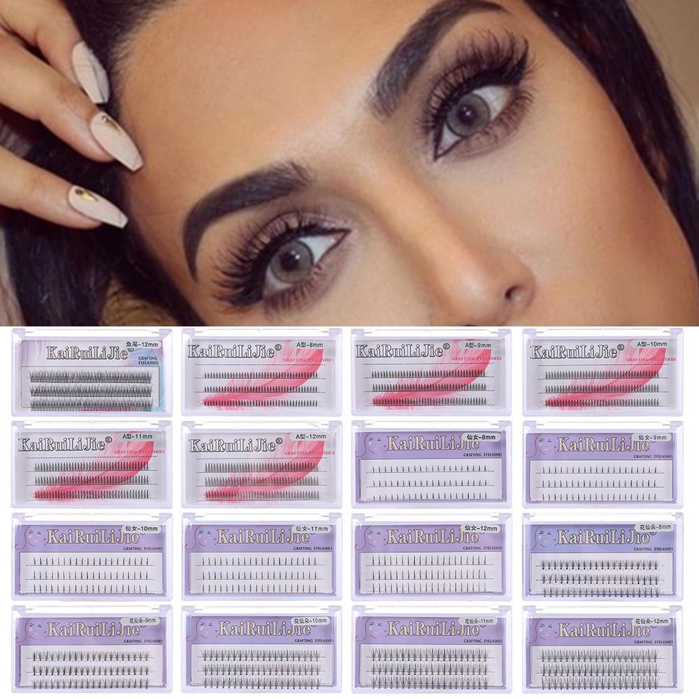 Hộp 60 Bó Lông Mi Giả Nối Dài Dễ Sử Dụng Lâu Trôi Tự Nhiên Không Kỹ Thuật