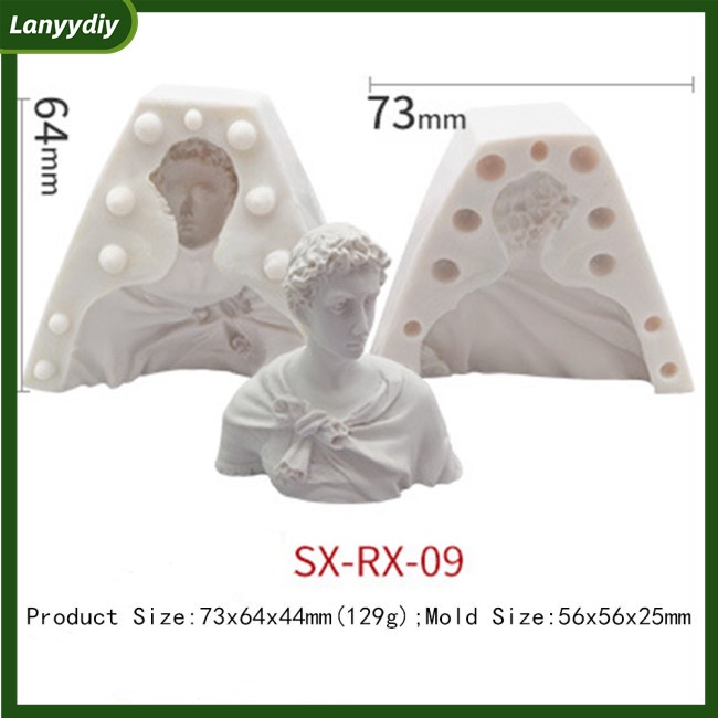 Khuôn Silicone Tạo Hình Làm Chân Dung 3d Diy