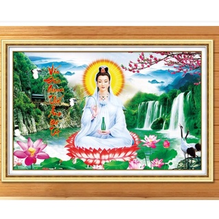 Tranh đính đá Phật Quan Âm Lg1035 chưa đính