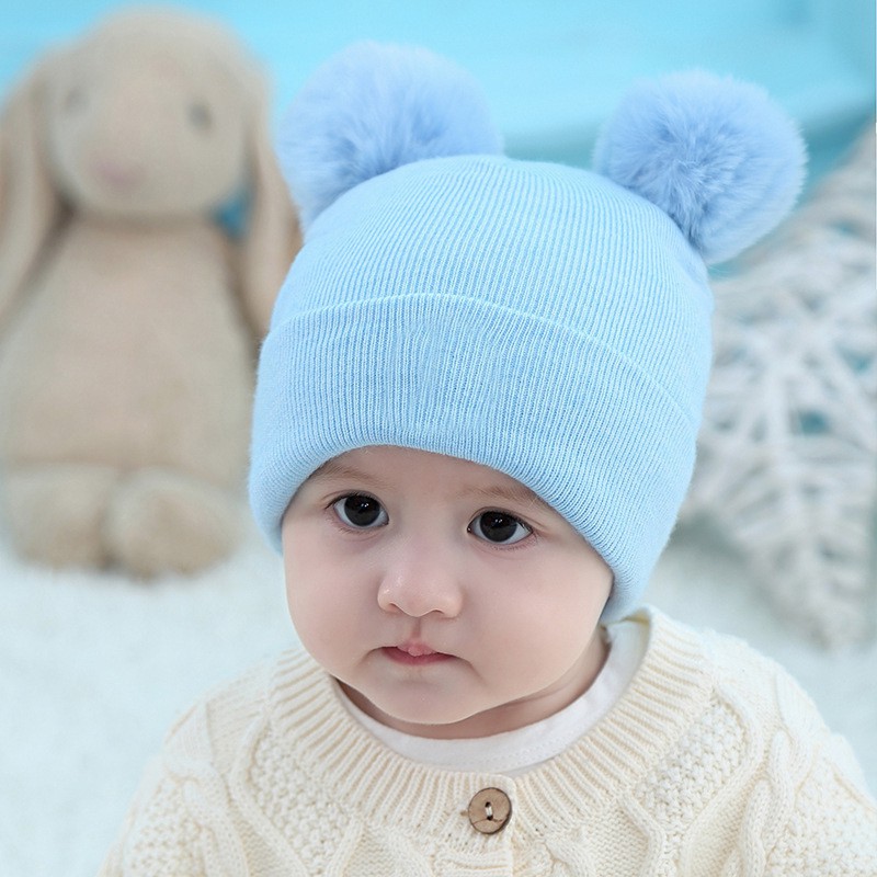 Nón Giữ Ấm Mùa Đông Xinh Xắn Dành Cho Bé Từ 0-12 Tháng Tuổi