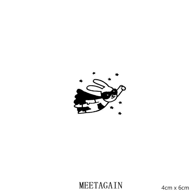 Hình xăm dán tạm thời chống thấm nước cỡ 4cmx6cm giữ màu lâu phai đến 15 ngày S-009