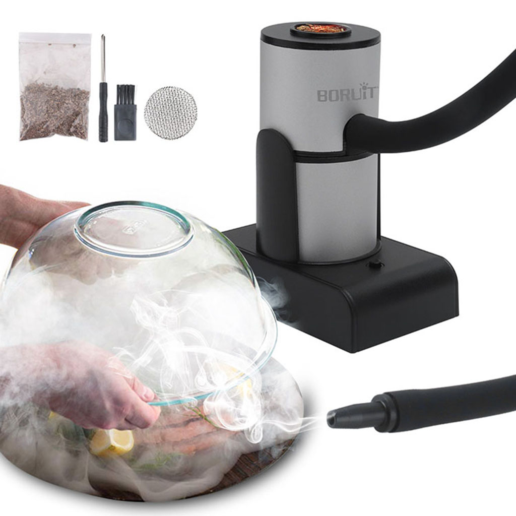 [lzdjhyke3] Máy Tạo Khói Thực Phẩm Kích Thước Nhỏ Cầm Tay Để Nấu Ăn