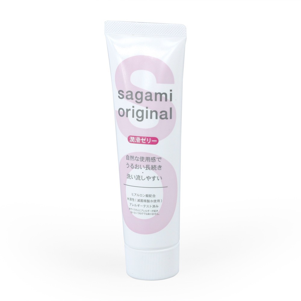 Gel bôi trơn Sagami gốc nước tuýp 60g duy trì độ ẩm mịn không dính nhớt dễ rửa sạch không mùi