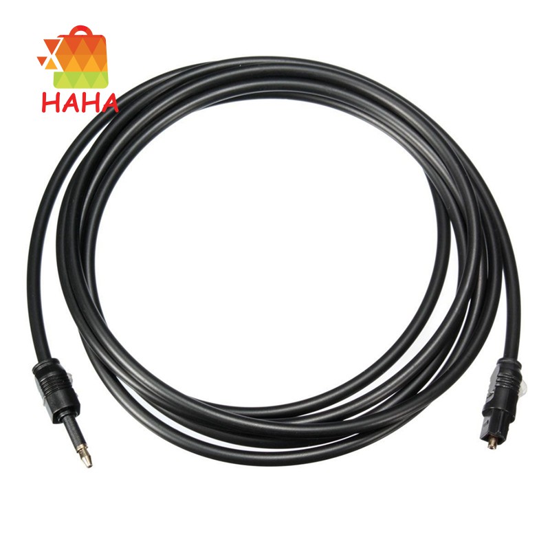 [COD] Dây cáp quang âm thanh SPDIF 2m đầu cắm 3.5mm chuyên dụng chất lượng#HA