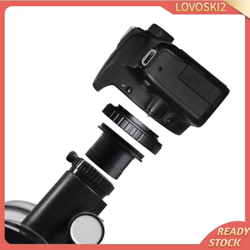 [LOVOSKI2]1.25&quot; Telescope Mount Adapter with T Ring for Canon DSLR / SLR Camera Body