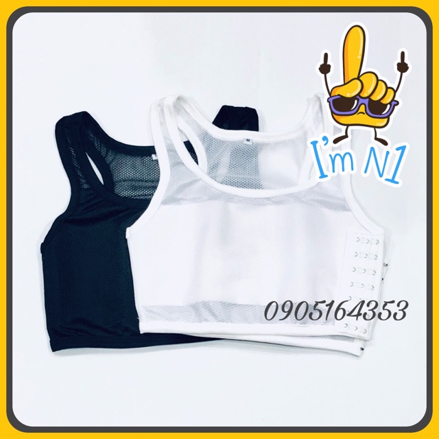 COMBO 2 ÁO NỊT NGỰC TOMBOY LƯỚI